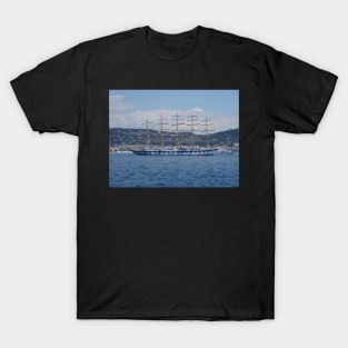 Royal Clipper at Mediterranean sea T-Shirt